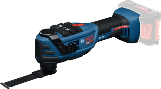 Akku-Multischneider EXOP18V-40 von Bosch mit 4-Ah-Akku.