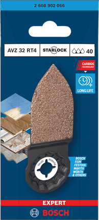 Bosch EXPERT AVZ 32 RT4 Schleiffinger 32×53 mm.