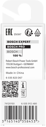 Bosch PRO Fräser gerade 11×19,6 mm 8 mm Schaft.