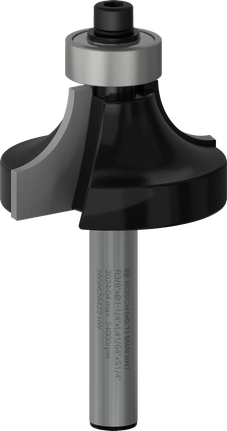 Bosch PRO Fräser-Abrundungsbit R 3/8" Schaft 1/4".