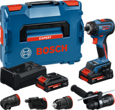 Bosch EXSR18V-90FC Akku-Bohrschrauber-Set mit Zubehör.