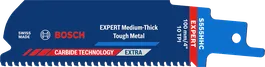 Bosch EXPERT S555HHC-Sägeblatt zum Schneiden von mitteldickem, zähem Metall.