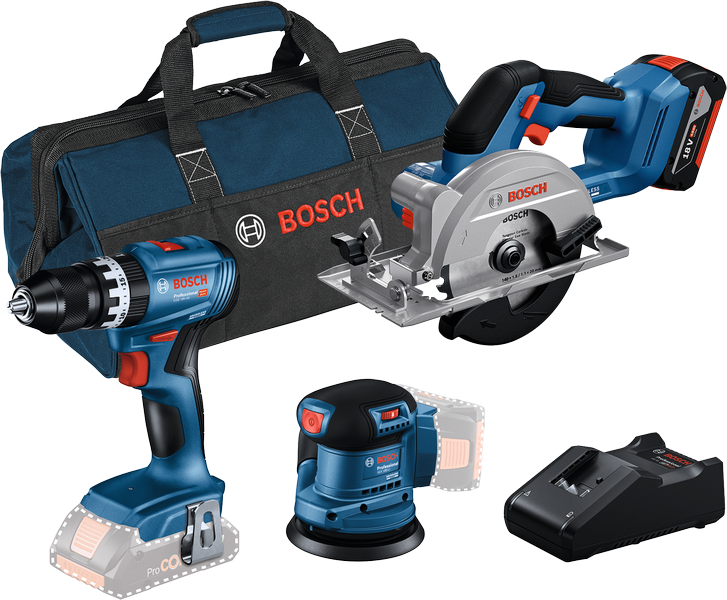 Akku-Elektrowerkzeug-Set von Bosch .