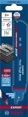 Bosch EXPERT Thick Tough Metal S 955 CHC Säbelsägeblatt.