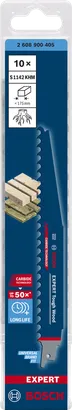 Bosch EXPERT Tough Wood S 1142 KHM Säbelsägeblatt 10er-Pack.