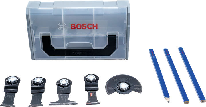 Bosch Best of PRO Coated Multifunktionswerkzeug-Klingenset in Mini L-Boxx.
