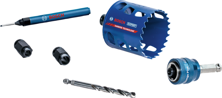Bosch EXPERT Starter Kit mit Bohrlochmarker.