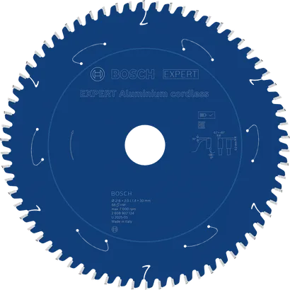 Bosch EXPERT Aluminium Akku-Kreissägeblatt 216 mm.