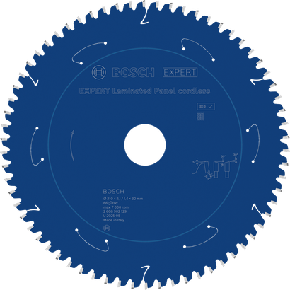 Bosch EXPERT Laminated Panel Akku-Kreissägeblatt 210 mm.