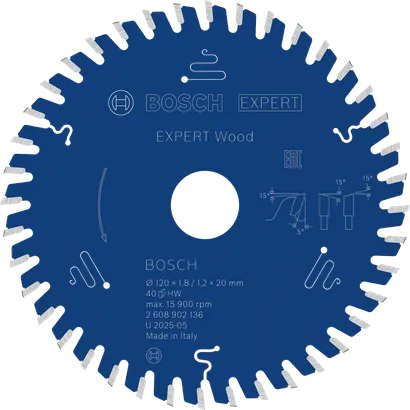 Bosch EXPERT Holz-Kreissägeblatt 120 mm T40.