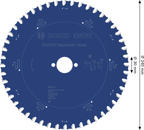Bosch EXPERT Sandwichplatten-Kreissägeblatt, 240 mm.