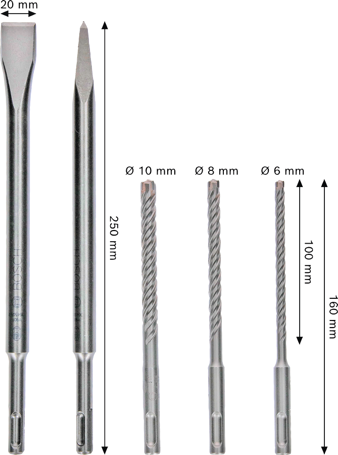 PRO SDS plus-4C Set