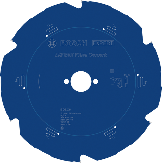 Bosch EXPERT Fibre Cement Kreissägeblatt, 235 mm.