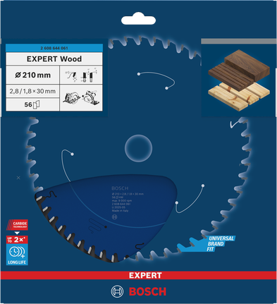 Bosch EXPERT Wood 210 mm Kreissägeblatt.