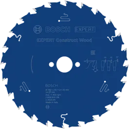 Bosch EXPERT Construct Wood Kreissägeblatt, 160 mm T24.