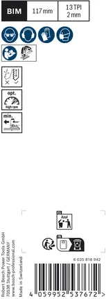 Bosch EXPERT Hartholz 2-seitig sauber T 308 BF Stichsägeblatt.