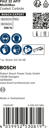 Bosch EXPERT MultiMax PAIZ 32 APIT Hartmetall-Multitool-Klinge.
