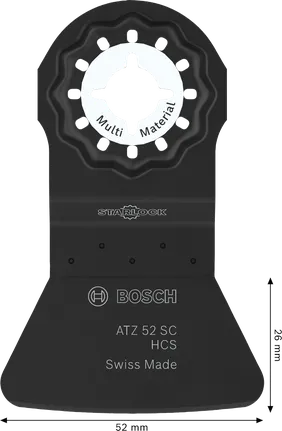 Bosch Multi Material ATZ 52 SC Starlock-Schneidklinge.