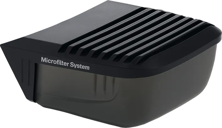 Bosch Staubbehälter mit Filter für Mikrofiltersystem.