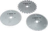 Bosch PRO Holz-Kreissägeblatt 160 mm 3er-Pack.