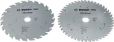 Bosch PRO Holz-Kreissägeblatt 165 mm 2er-Pack.