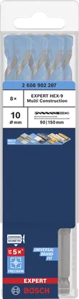 Bosch EXPERT HEX-9 Multi-Konstruktionsbohrer 10 mm.