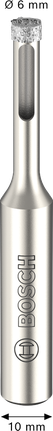 Bosch Keramik-Nassbohrer 6 mm für präzise Fliesenarbeiten.