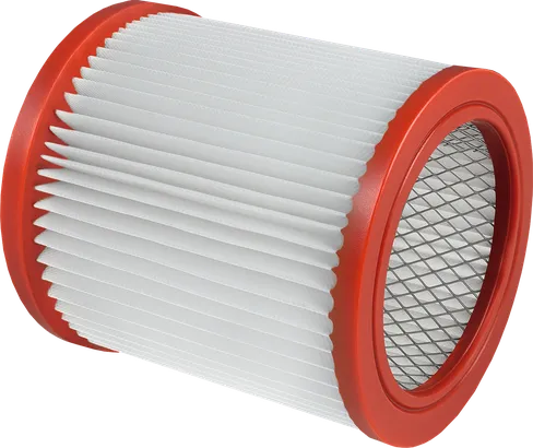 Bosch Polyester-Zylinderfilter zur Staubabsaugung.