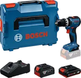 Bosch GSB 18V-52 Akku-Bohrschrauber-Set mit Koffer und Akkus.
