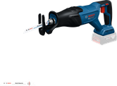 Bosch GSA 18V-28 Säbelsäge mit Sägeblatt.