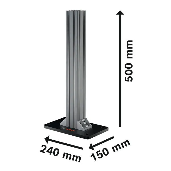 Bosch WF1 Wandhalterung mit 500 mm Höhe.
