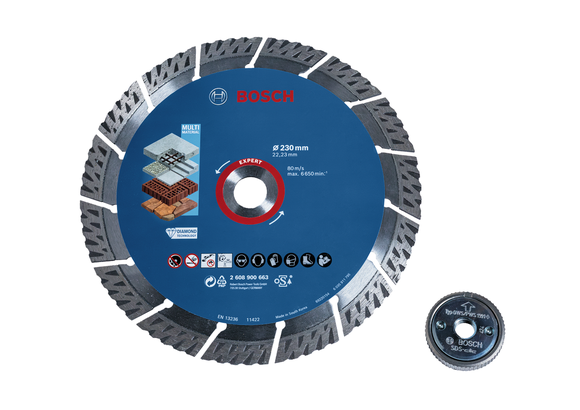 Bosch EXPERT Multi Material Diamanttrennscheibe 230 mm.