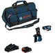 Bosch GBH 18V-22 X Bohrhammer mit Akku, Ladegerät und Tasche.