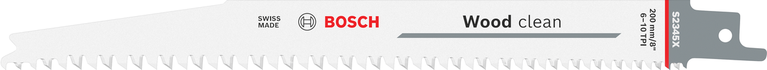 Bosch Wood Clean S2345X HCS Sägeblatt für präzise Schnitte.