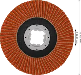 Bosch EXPERT X782 Fächerscheibe 125 mm G60 X-Lock.