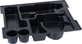 Bosch Werkzeugkoffer-Einlage zur übersichtlichen Organisation von Zubehör.