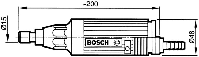 Druckluft-Geradschleifer 290 W
