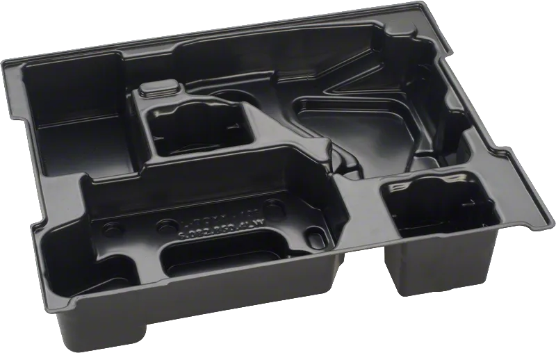 Insert de mallette à outils en plastique Bosch pour un rangement organisé.