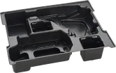 Insert de mallette à outils en plastique Bosch pour un rangement organisé.