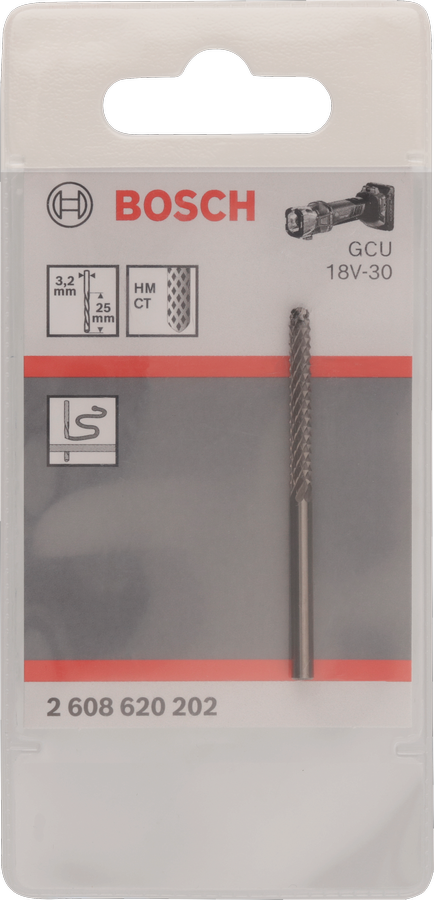 Fraise Bosch pour la coupe de carrelage mural 3,2 mm pour outils rotatifs.