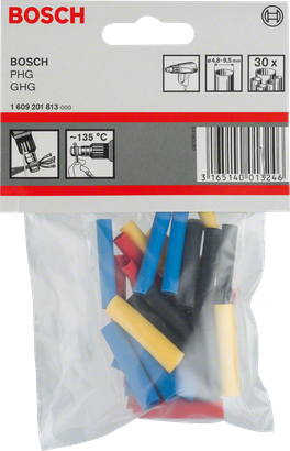 Pack assorti de gaines thermorétractables Bosch .