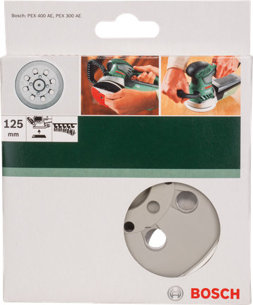 Patin de ponçage Bosch 125 mm.