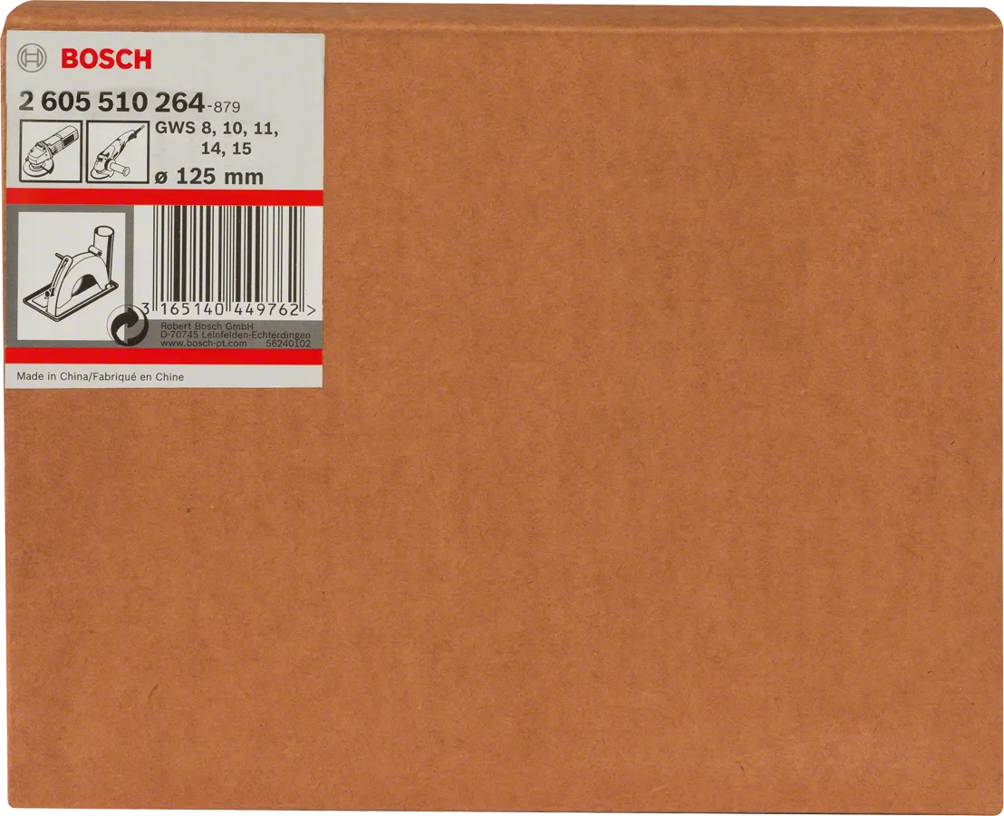Guide de coupe Bosch avec sortie d'aspiration de poussière.