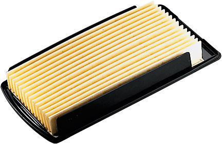 Filtre à vide rectangulaire plissé Bosch .