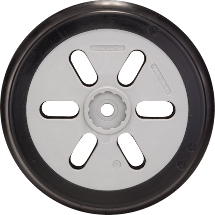Patin de ponçage Bosch souple 150 mm avec 8 trous.