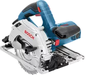 Scie circulaire portative Bosch GKS 55+ GCE pour la coupe du bois.