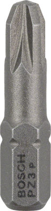 Embout de tournevis Bosch PZ3 Pozidriv pour une fixation précise.