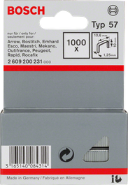 Agrafes Bosch Type 57 10,6 mm 1000x.