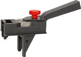 Guide de perçage pour chevilles Bosch avec poignée réglable.