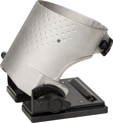 Cage de toupie coudée Bosch avec base inclinable réglable.